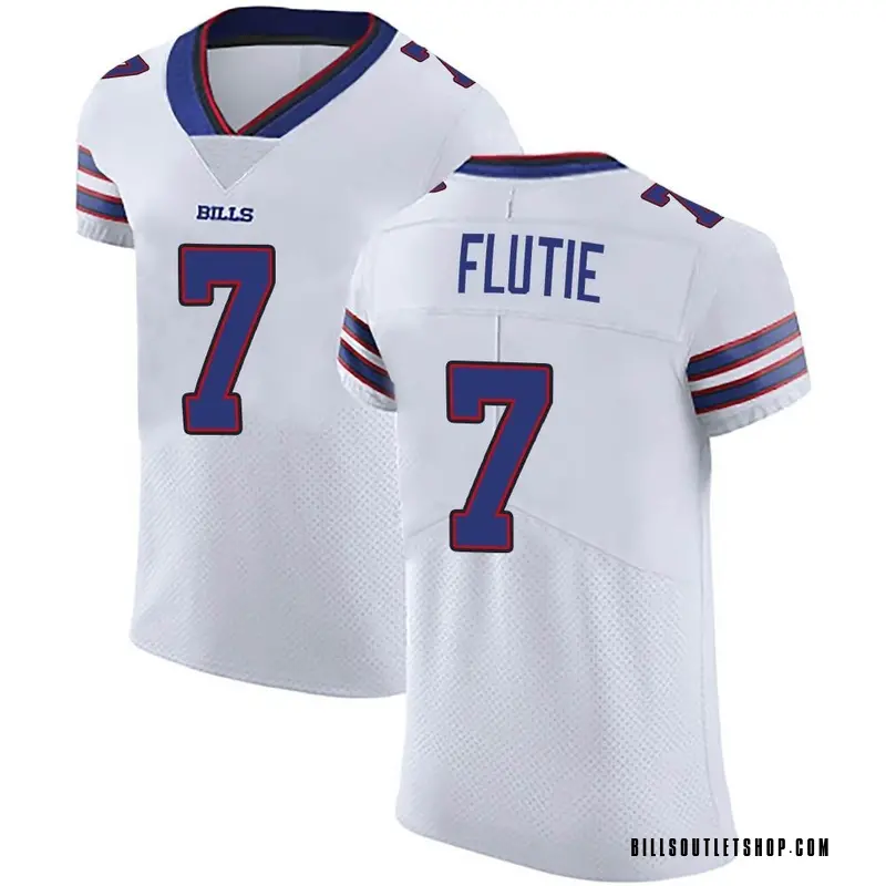 Men's Buffalo Bills Doug Flutie White Elite Vapor Untouchable Jersey By 