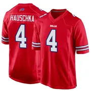 Men's Buffalo Bills Stephen Hauschka Red Game Alternate Jersey By Nike