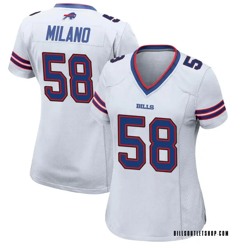 Nike Game Red Alternate Matt Milano Buffalo Bills Jersey