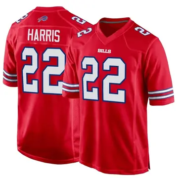 Damien Harris 37 Buffalo Bills Youth Game Jersey - White - Bluefink