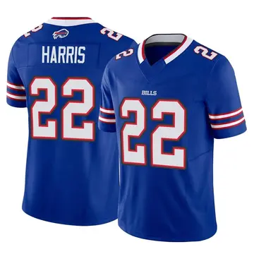 Men's Nike Damien Harris Royal Buffalo Bills Game Player Jersey Size: Large