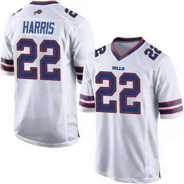 Damien Harris 37 Buffalo Bills Women Game Jersey - White - Bluefink