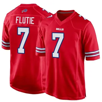 Men's Nike Doug Flutie Royal Buffalo Bills Game Retired Player Jersey Size: Medium