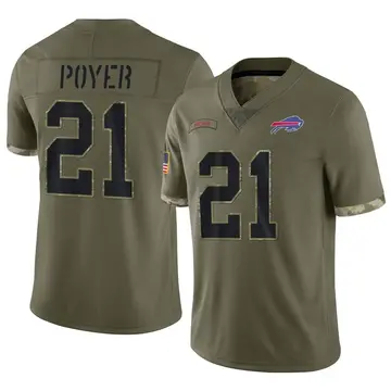 Unsigned Jordan Poyer Jersey #21 Buffalo Custom Stitched Blue Football No  Brands/Logos Sizes S-3XLs