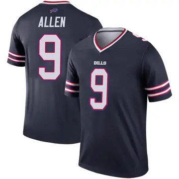 Youth Nike Josh Allen Navy Buffalo Bills Inverted Team Game Jersey