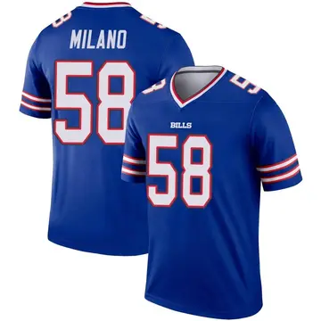 Men's Nike Matt Milano Royal Buffalo Bills Game Player Jersey Size: Small