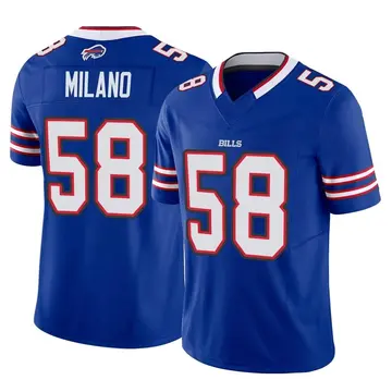 Buffalo Bills Matt Milano #58 Great Player Nfl Vapor Limited Royal Red Two  Tone Jersey Style Gift For Bills Fans Baseball Jersey - Bluefink