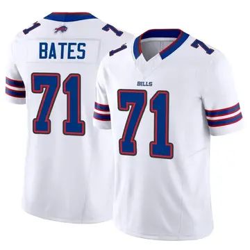 Ryan Bates Men's Nike White Buffalo Bills Custom Game Jersey Size: 3XL