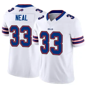 Siran Neal Men's Nike White Buffalo Bills Alternate Custom Game Jersey Size: 3XL