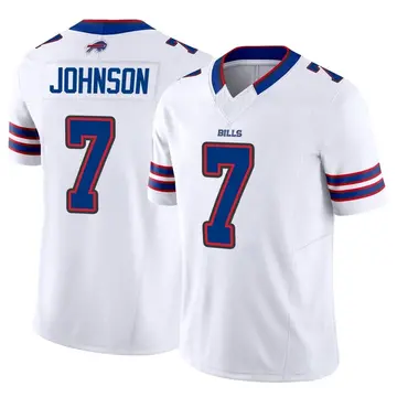 Taron Johnson 7 Buffalo Bills Super Bowl LVII Away Player Men Jersey -  White Jersey - Bluefink