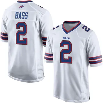 Nike Game Red Alternate Tyler Bass Buffalo Bills Jersey